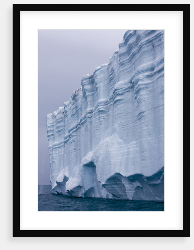 Striated Face of Brasvellbreen Glacier on Nordaustlandet by Anonymous