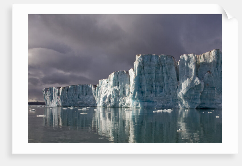 Sveabreen Glacier in Nordfjorden by Anonymous