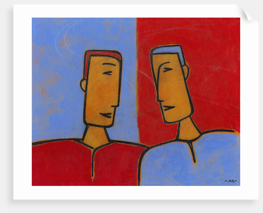 Men Conversing by Anonymous