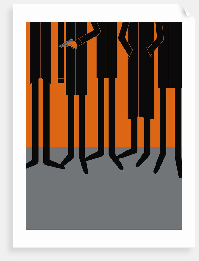 Sinister Men in Black by Anonymous