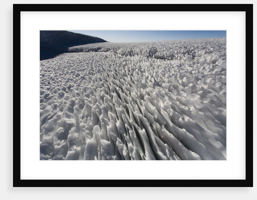 Melting Snowfield in Crater on Mount Kilimanjaro by Anonymous