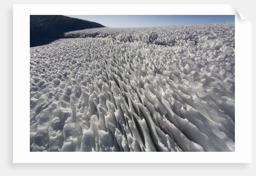 Melting Snowfield in Crater on Mount Kilimanjaro by Anonymous