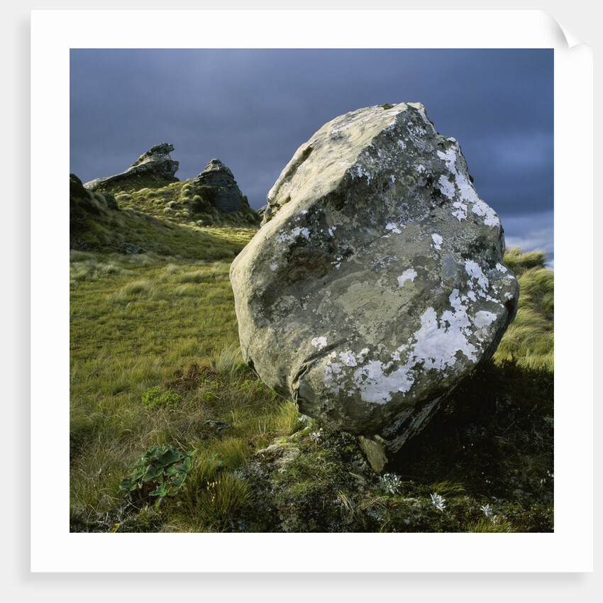 Boulder on a Hillside by Anonymous
