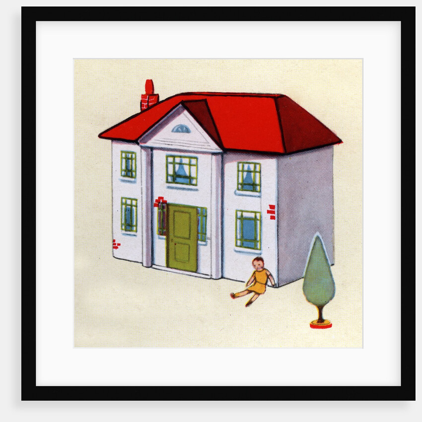 Illustration of dollhouse by Anonymous