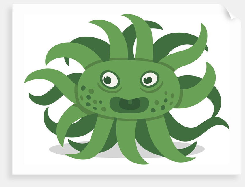Green monster by Anonymous