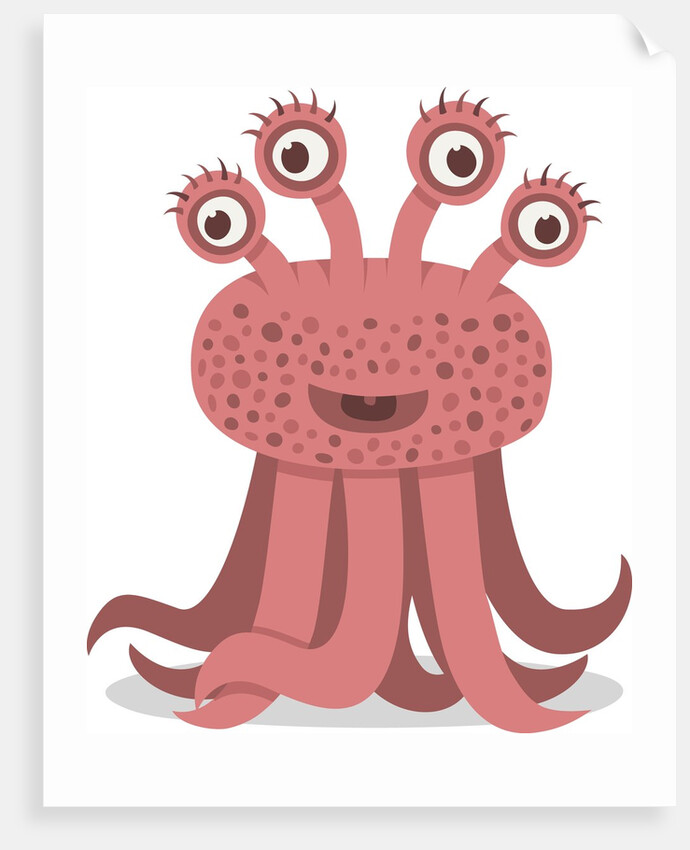 Pink monster by Anonymous