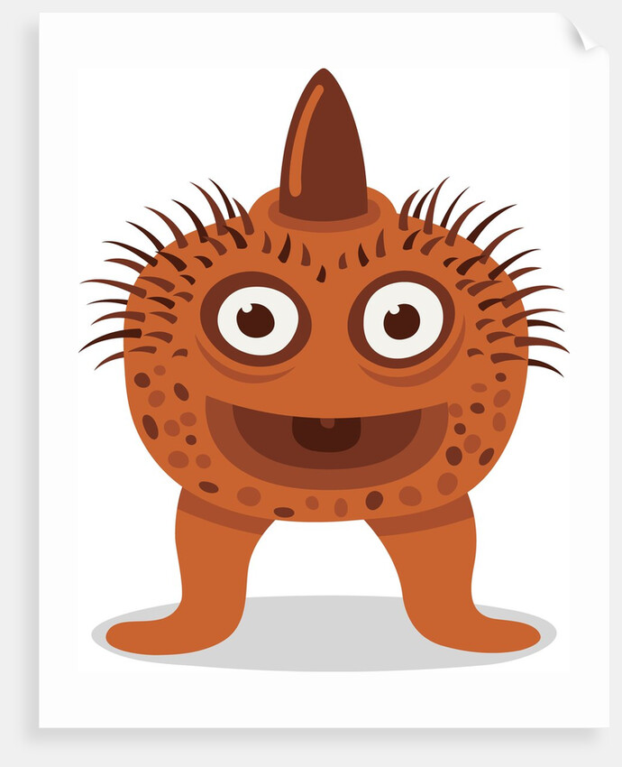 Orange monster by Anonymous