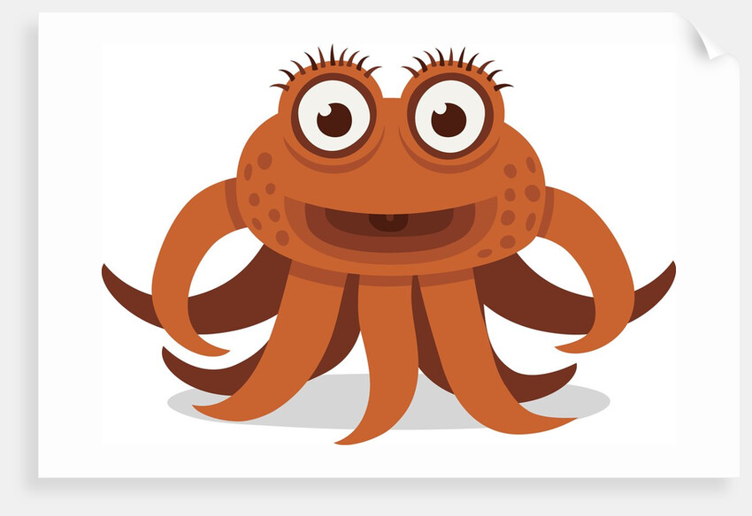 Orange monster by Anonymous