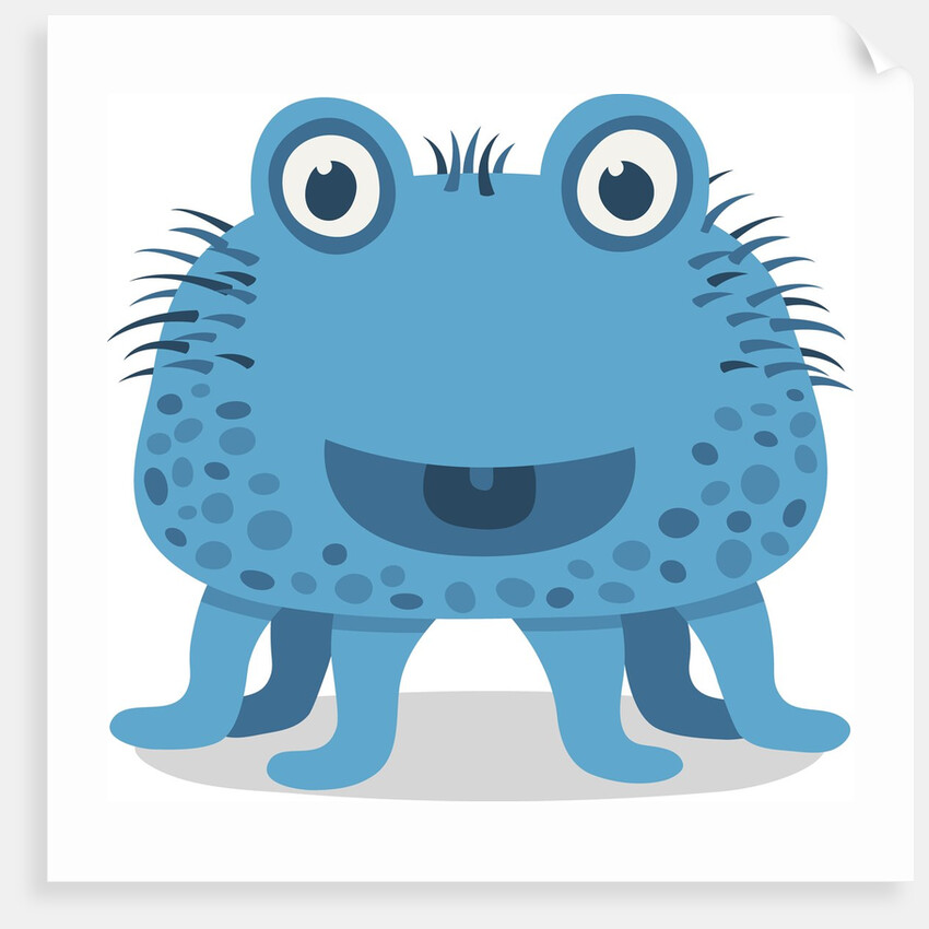 Blue Monster by Anonymous