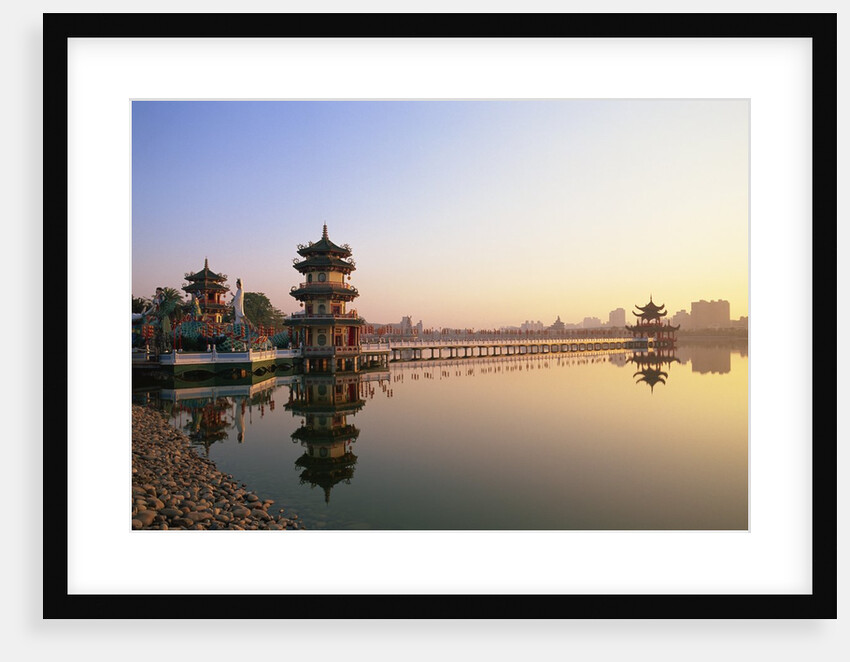 Spring and Autumn Pavilions on Lotus Lake by Anonymous