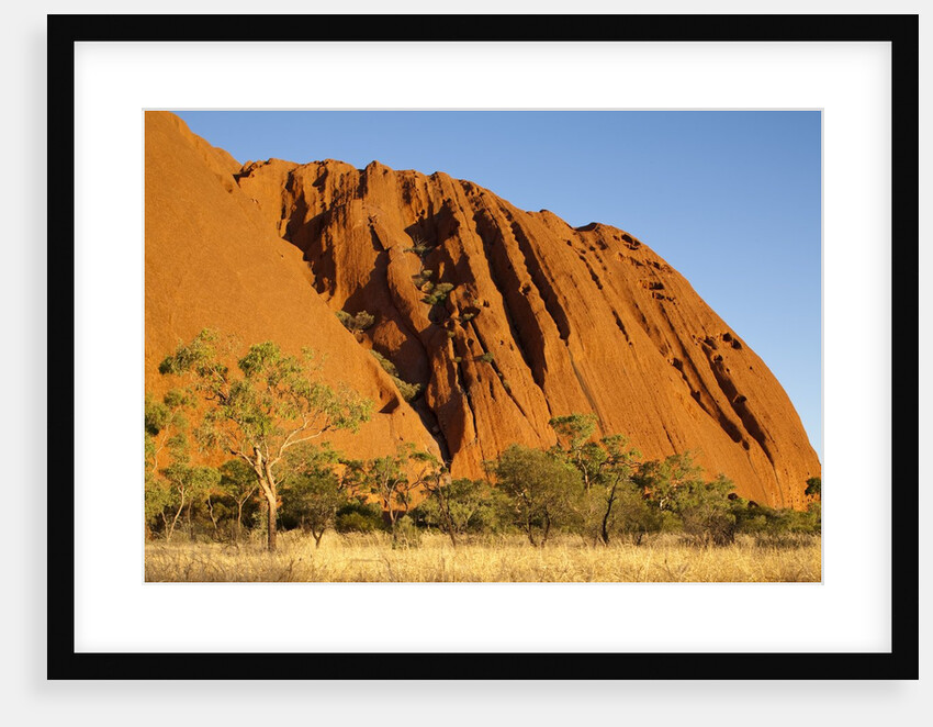 Ayers Rock in the Australian Outback by Anonymous