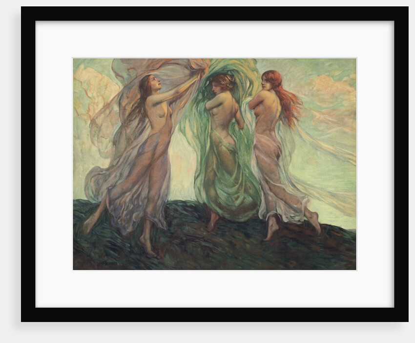 Three Dancers by Louis F. Berneker