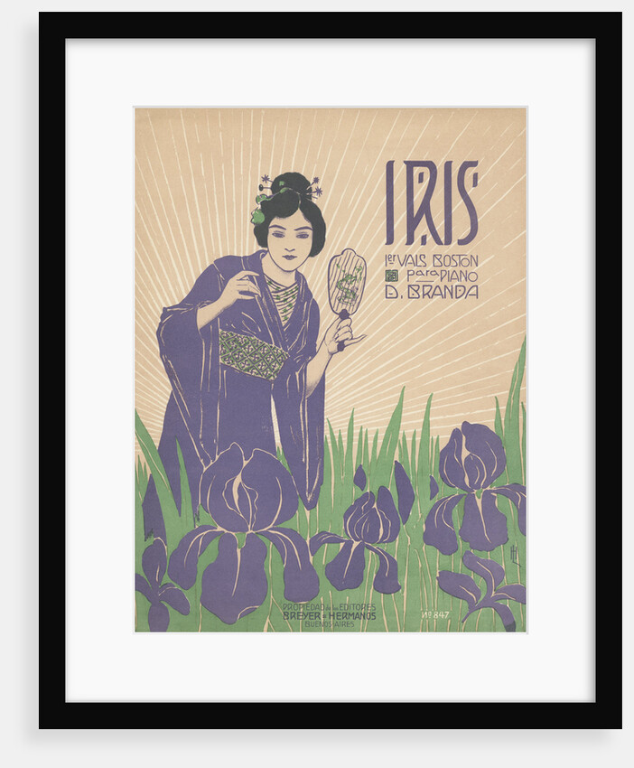 Iris Sheet music cover by Anonymous