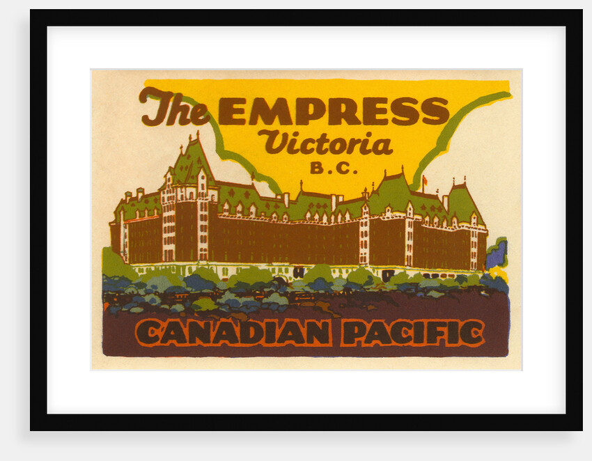 The Empress Luggage label by Anonymous