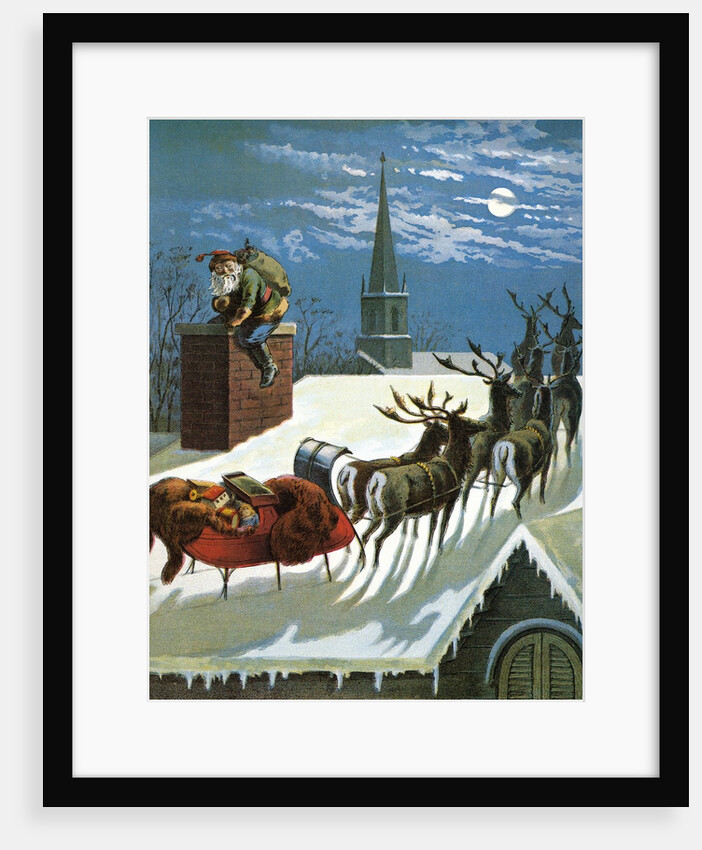 Down the Chimney St. Nicholas Came by William Roger Snow
