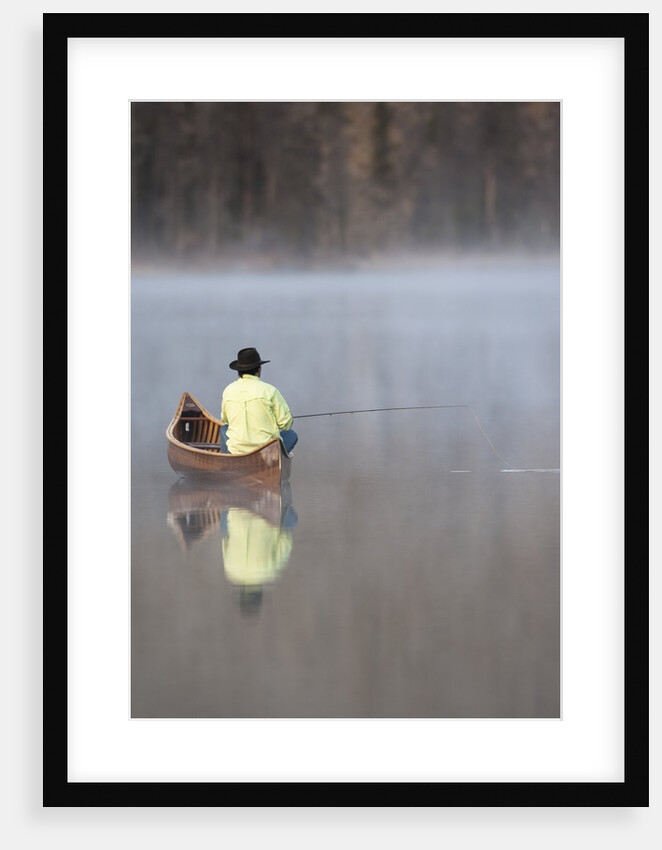 Man fishing by Anonymous