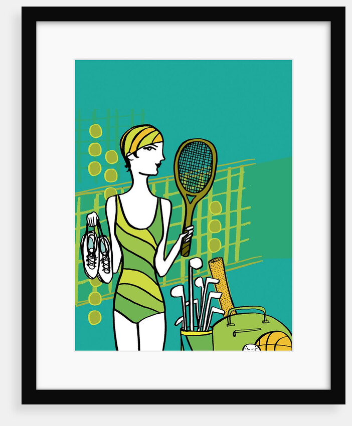 Athletic Woman by Anonymous