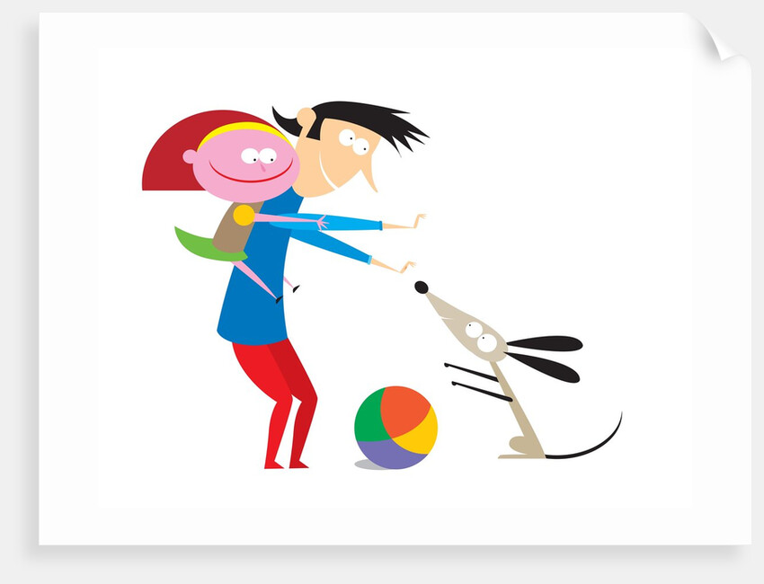 A Dad and his Daughter by Anonymous