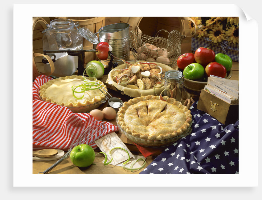 Baking pies by Anonymous