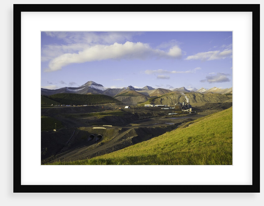 Cardinal River Coal Mine in the Canadian Rocky Mountains by Anonymous
