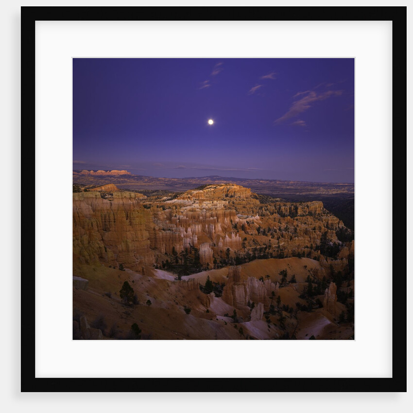 Moonrise over Bryce Canyon National Park by Anonymous