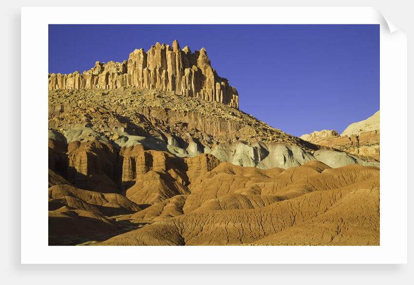 Castle and Fluted Wall Formations in Capitol Reef National Park by Anonymous