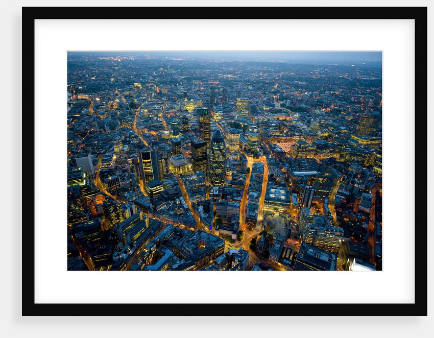 Aerial View of City of London by Anonymous