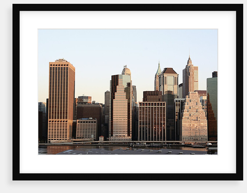 Manhattan skyline by Anonymous