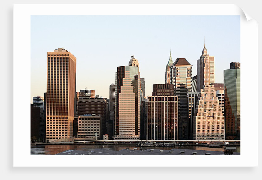 Manhattan skyline by Anonymous
