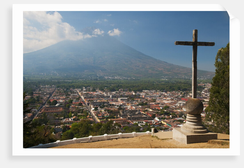 Volcan de Agua above Antigua in Guatemala by Anonymous