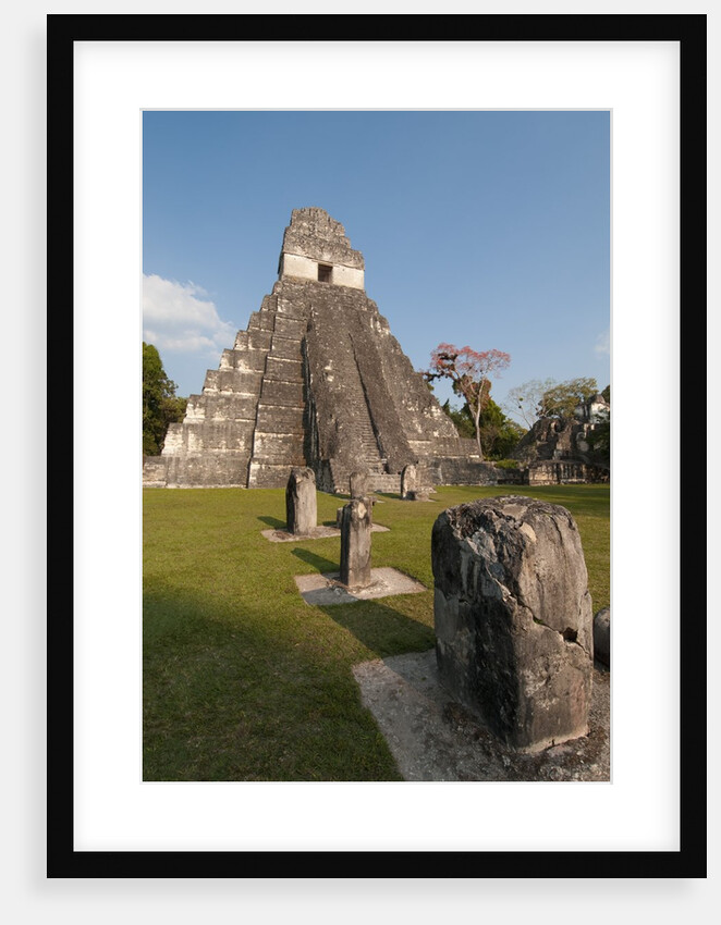 Temple I and the Great Plaza at Tikal by Anonymous