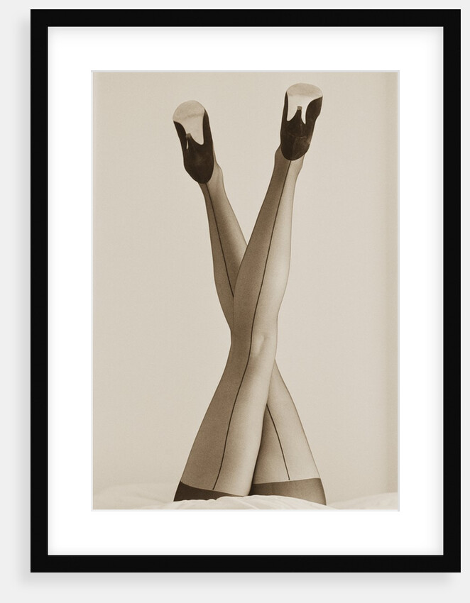 Long Legs in Sexy Stockings by Tom Marks