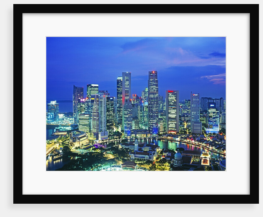 Singapore skyline by Anonymous
