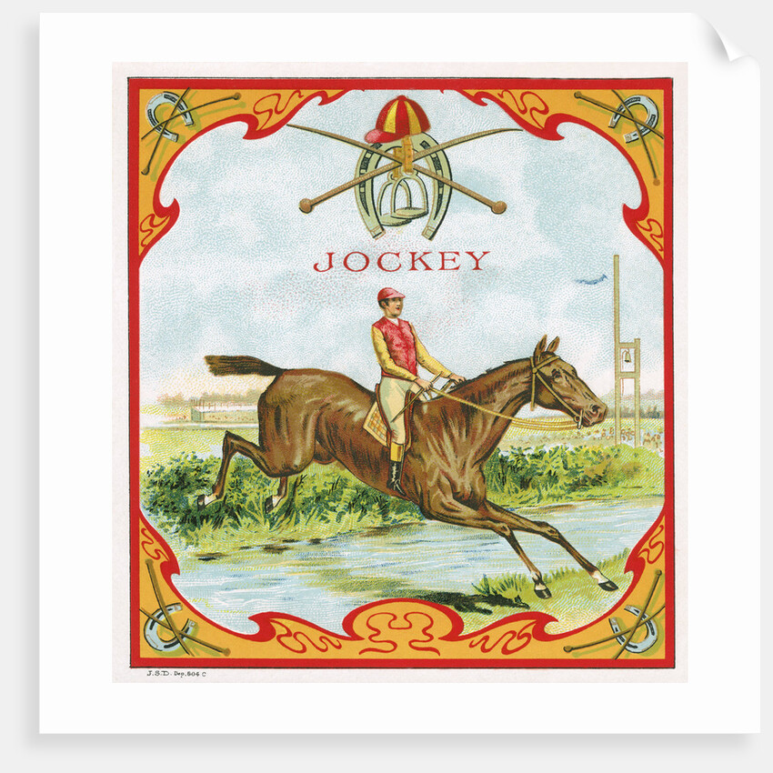 Jockey tobacco label by Anonymous