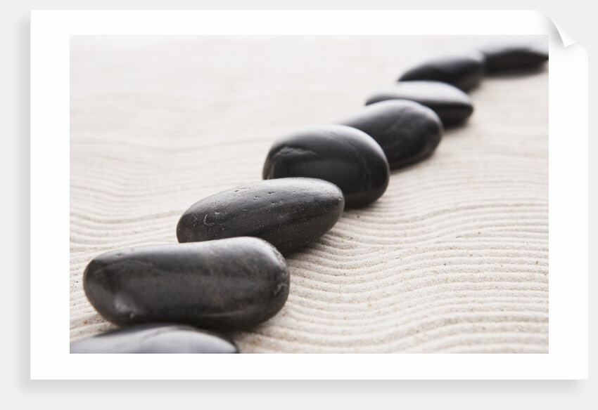 Rocks on sand by Anonymous