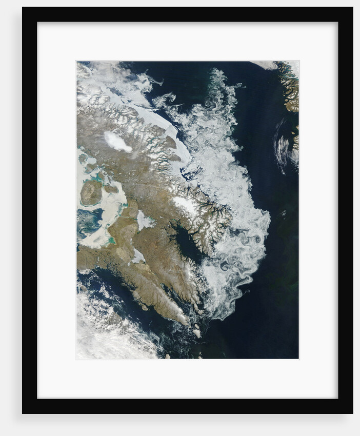 Ice along coastline of Baffin Island by Anonymous