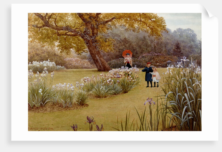 A Walk in the Garden by Frederick Hamilton Jackson