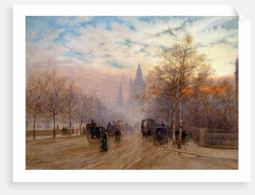 A View of Westminster, London, England by Herbert Menzies Marshall