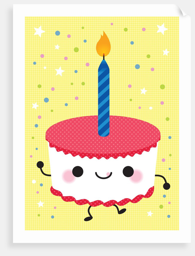 Birthday Cupcake by Anonymous