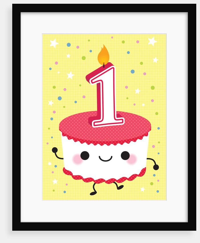 First Birthday Cupcake by Anonymous