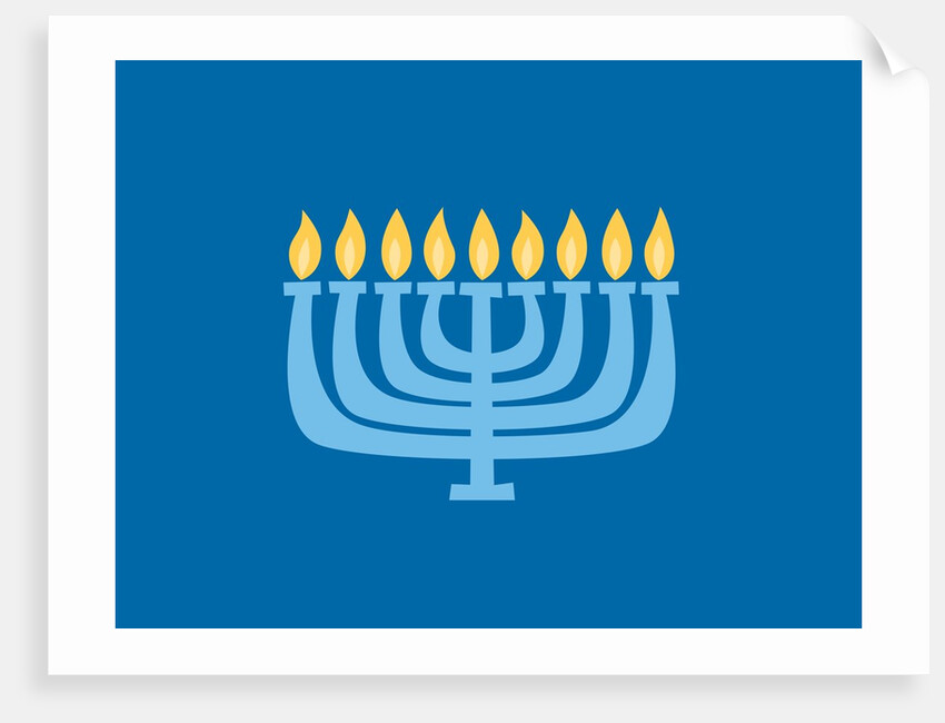 Hanukkah Menorah by Anonymous