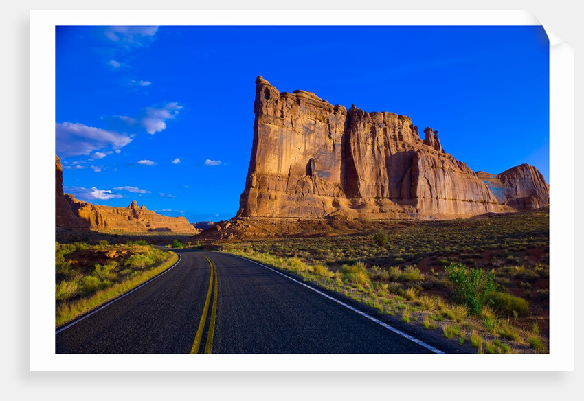 Road through Arches National Park by Anonymous