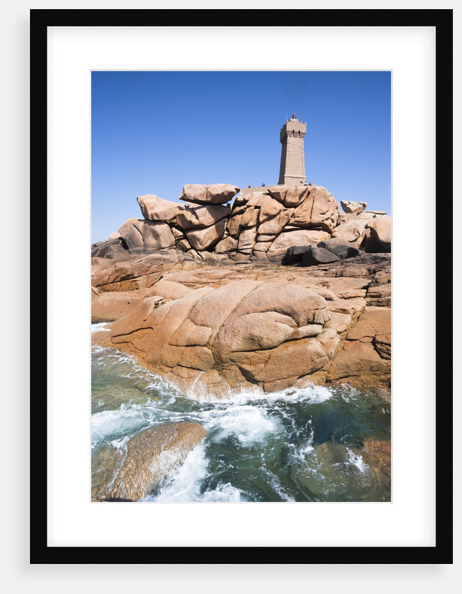 Ploumanach Lighthouse on the Cote de Granit Rose by Anonymous