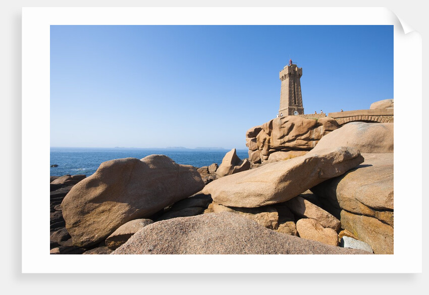 Ploumanach Lighthouse on the Cote de Granit Rose by Anonymous