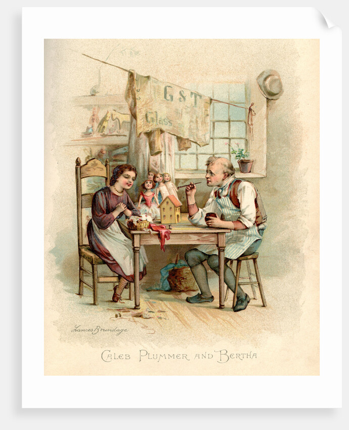 Caleb Plummer and Bertha by Frances Brundage
