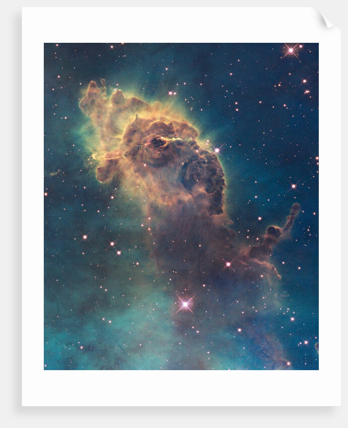 Star birth in Carina Nebula from Hubble's WFC3 detector by Anonymous