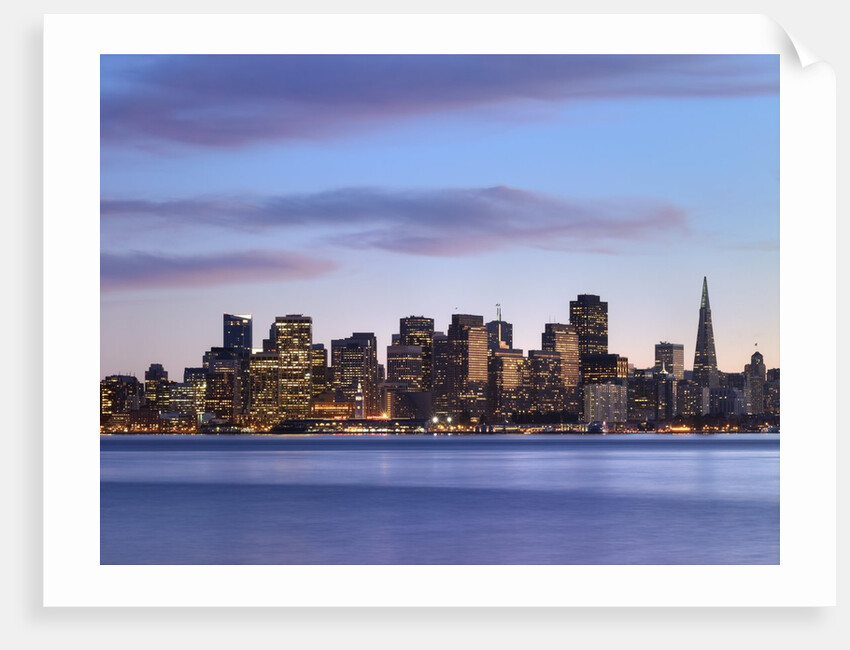San Francisco skyline seen from Yerba Buena Island by Anonymous