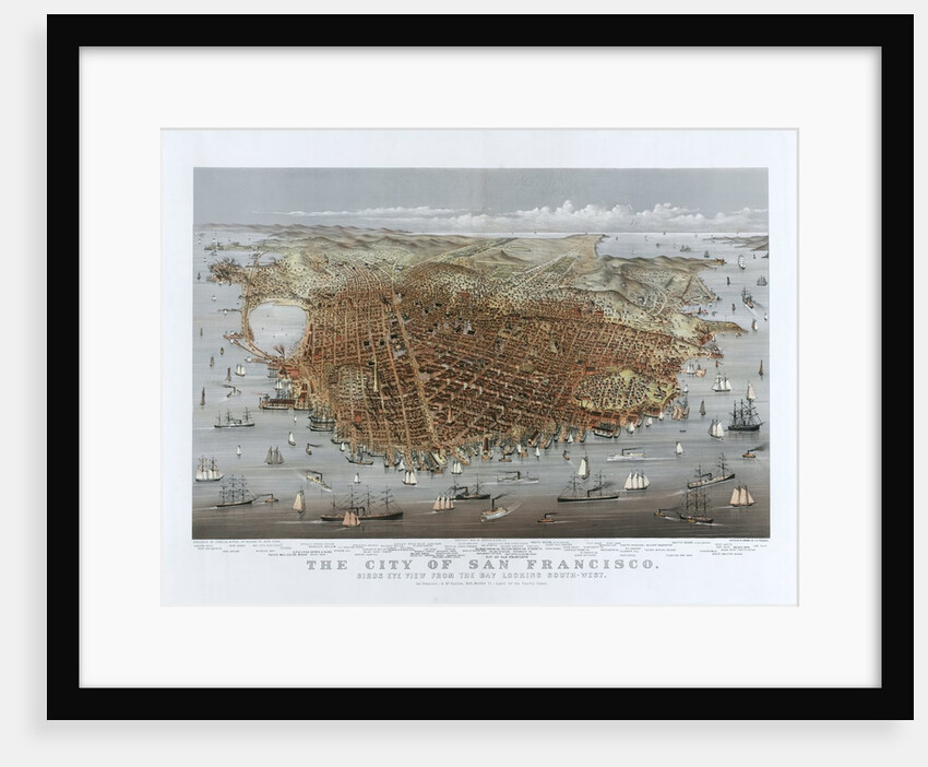 The City of San Francisco by Currier & Ives