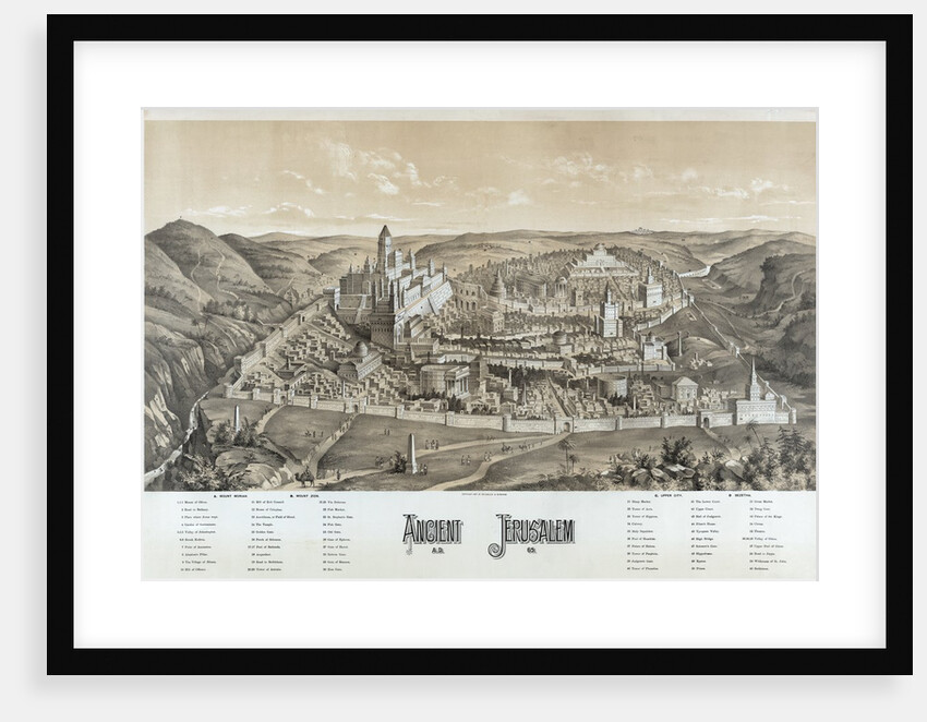 Ancient Jerusalem, A.D. 65 by Anonymous