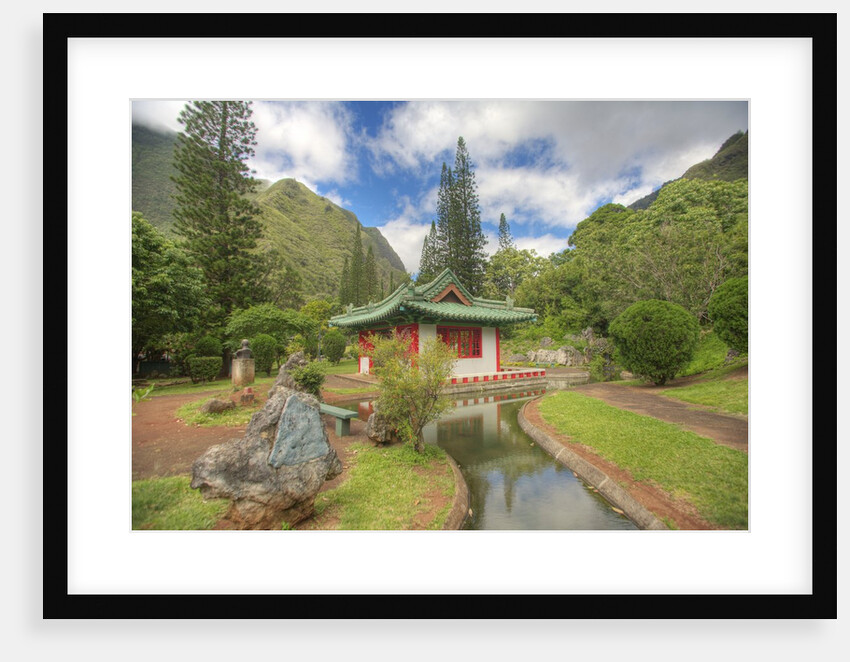 Japanese Garden at Kepaniwai Heritage Gardens on Maui by Anonymous